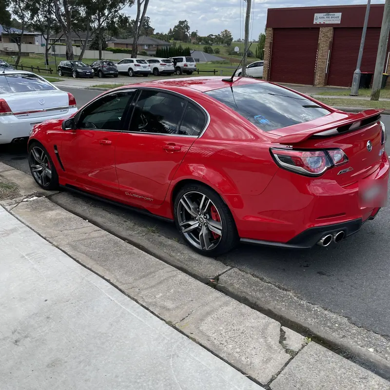 Red Commodore after a detail