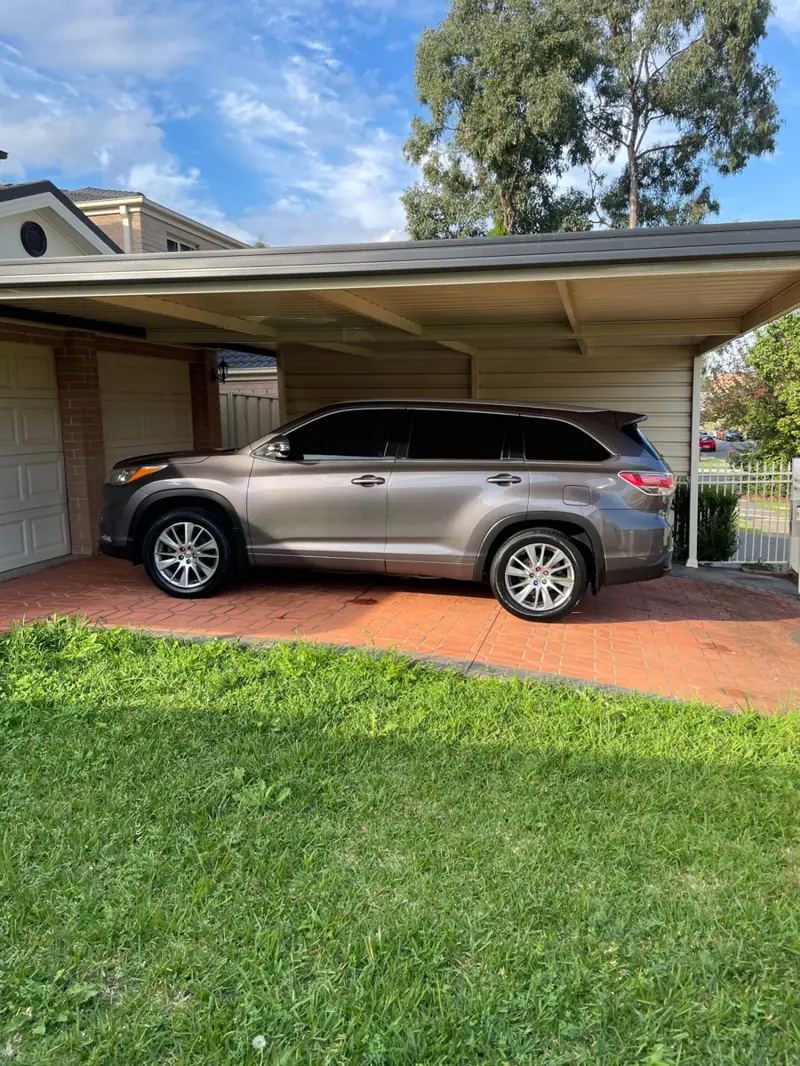 Mobile car detailing in Ashfield: SUV parked in a driveway after a detail