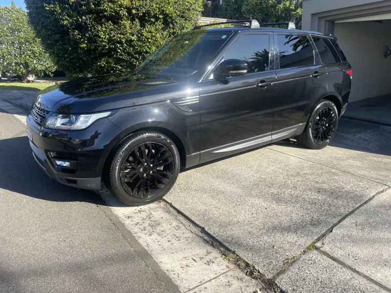 Paint protection in Caringbah: black Range Rover Sport after a detail
