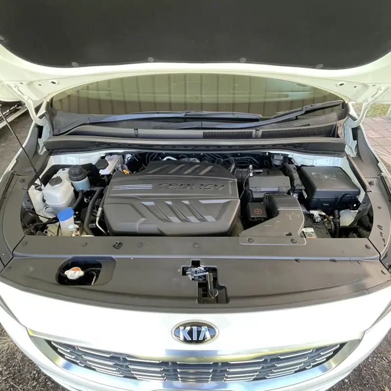 Car detailing in St Clair: Kia engine bay after cleaning