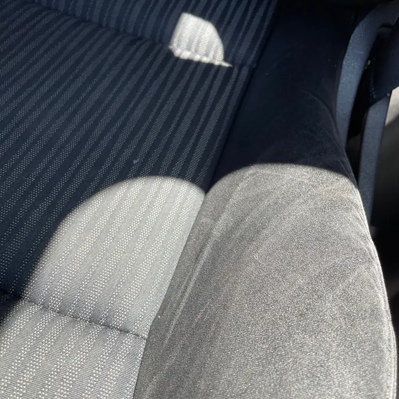 Car detailing in Chatswood: cloth seat after steam cleaning