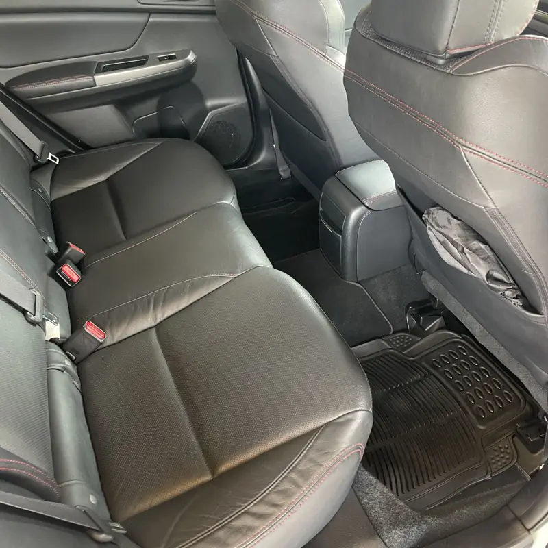 Car detailing in Bankstown: rear leather seats after cleaning