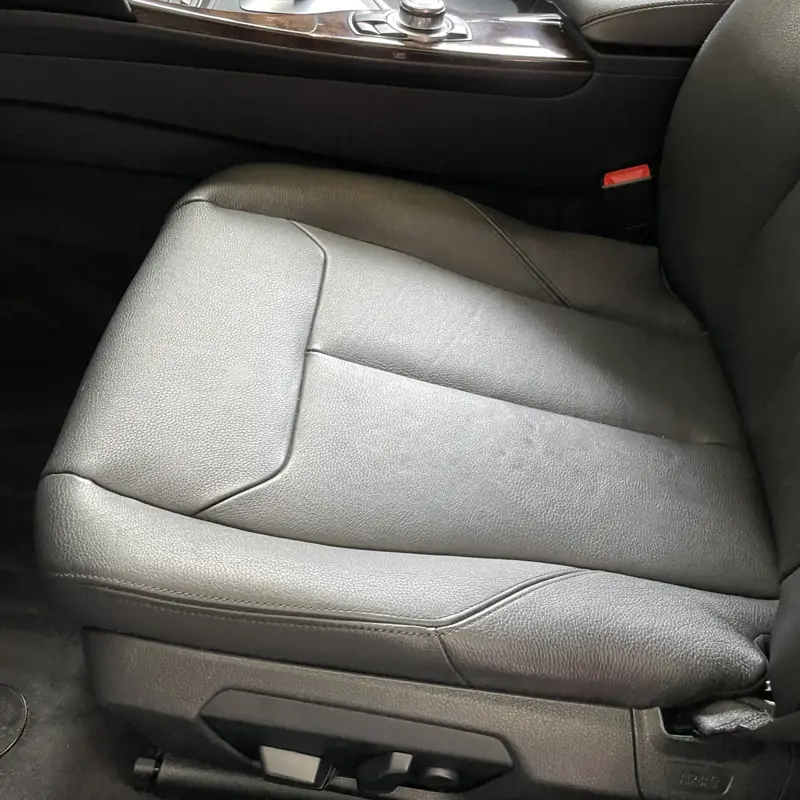 Car detailing in Picton: leather front seat after conditioning