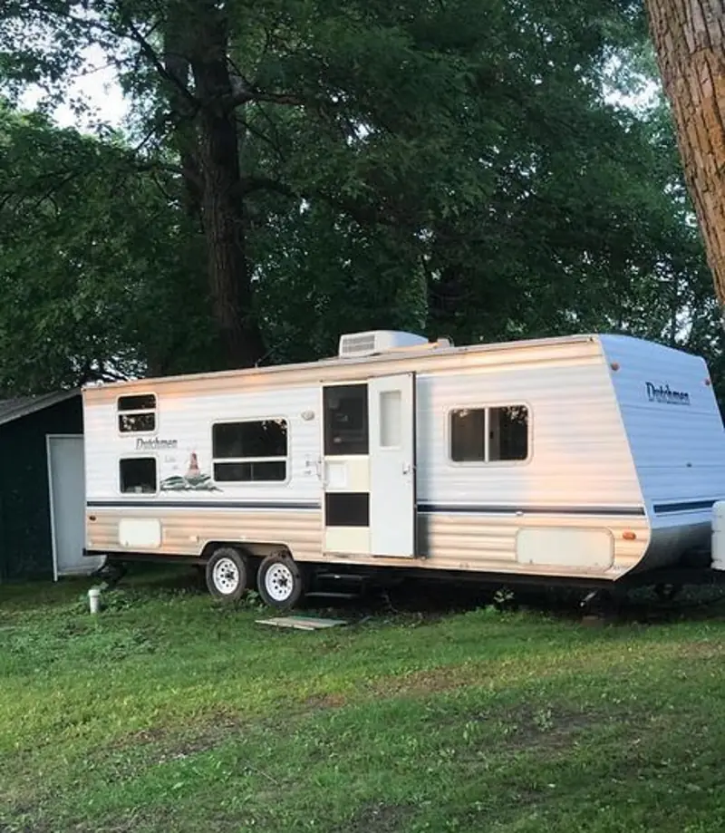 Caravan protection in Sydney: caravan with a protected finish
