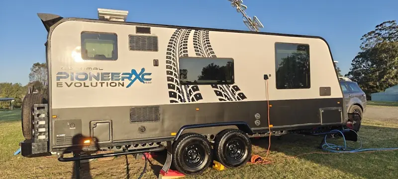 Caravan suited to OptiVAN protection