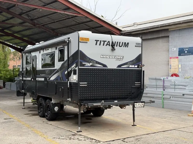 Caravan suited to OptiVAN protection