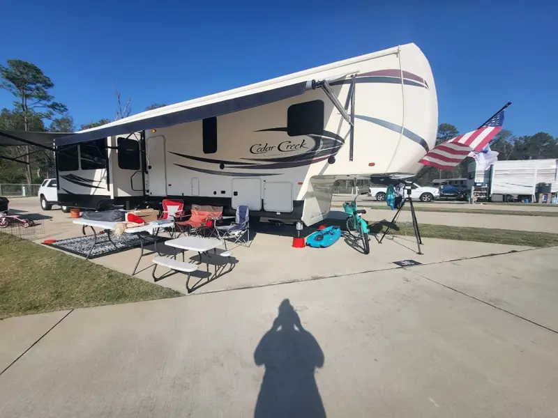 Caravan protection in Bargo: caravan with a protected finish