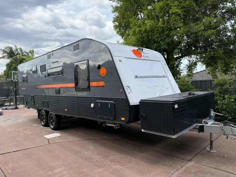 Caravan suited to OptiVAN protection